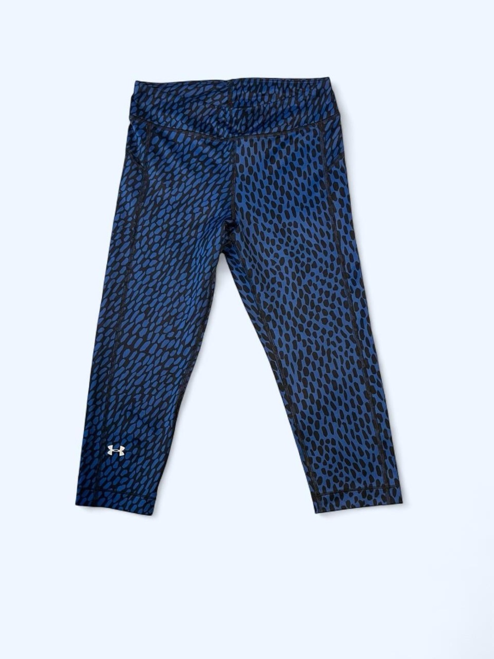 Under Armour Kids Navy and Black Patterned Leggings